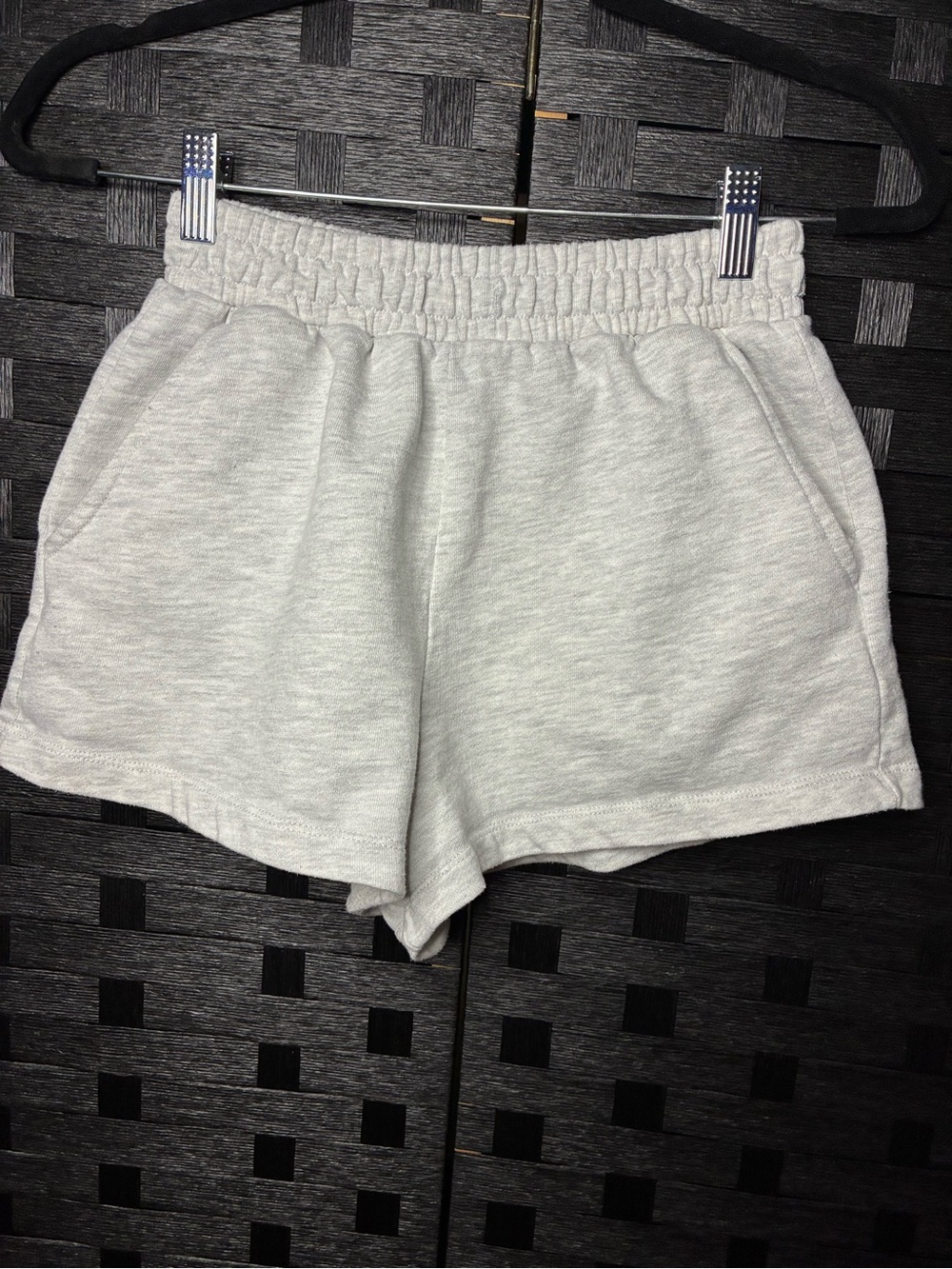 Zara Light Gray Athletic Lounge Shorts
